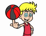 Jugador de baloncesto junior