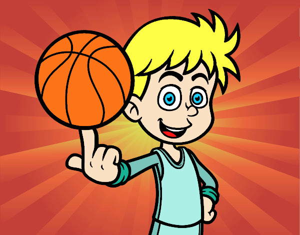 Jugador de baloncesto junior