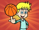 Jugador de baloncesto junior