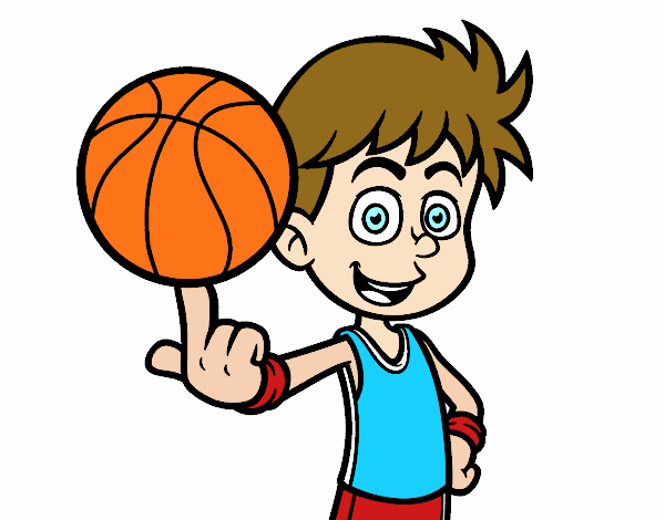 Jugador de baloncesto junior