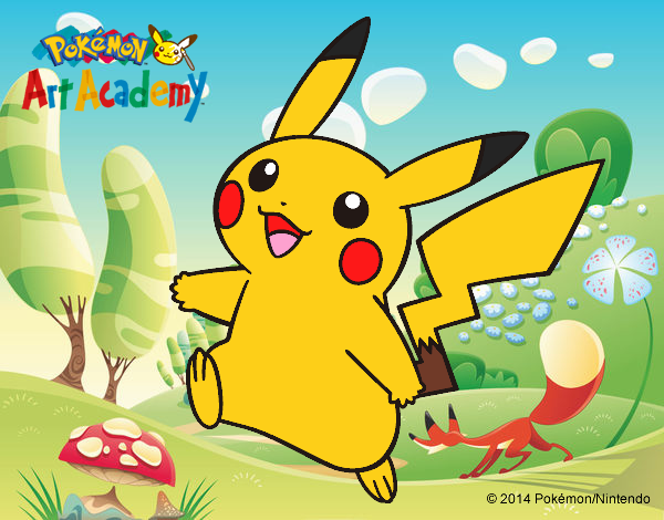 Pikachu en Pokémon Art Academy