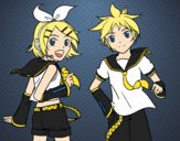 Rin y Len Kagamine Vocaloid