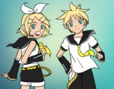 Rin y Len Kagamine Vocaloid