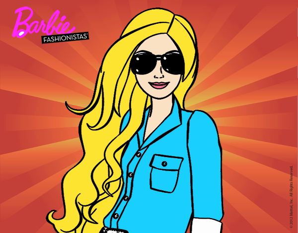 Barbie con gafas de sol