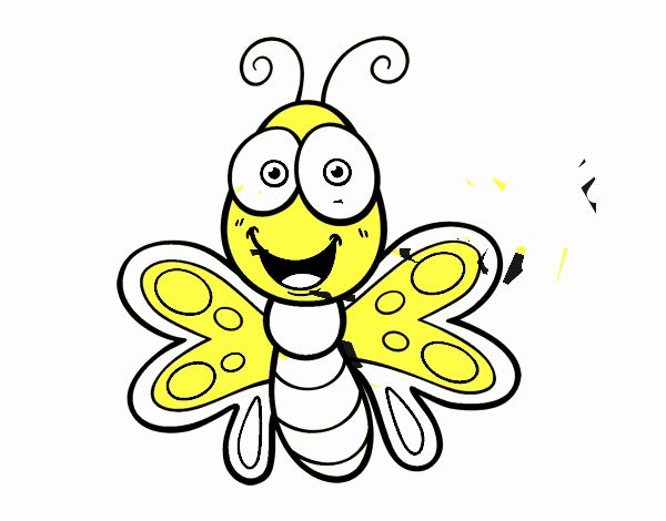 Mariposa sonriente