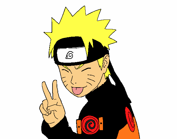 Naruto sacando lengua