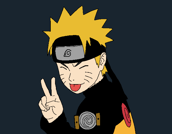 Naruto sacando lengua