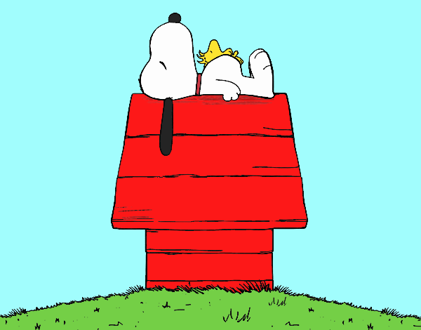 Snoopy durmiendo