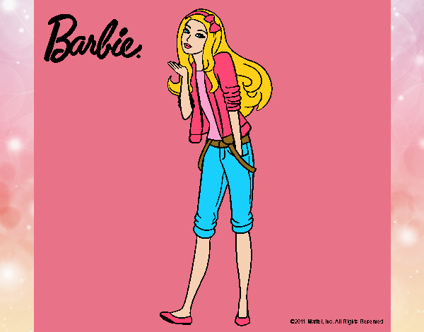 Barbie con look casual