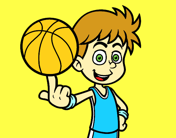 Jugador de baloncesto junior