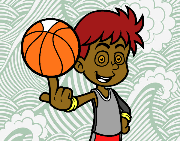 Dibujo de Jugador de baloncesto junior pintado por en Dibujos.net el día  22-03-22 a las 17:24:54. Imprime, pinta o colorea tus propios dibujos!