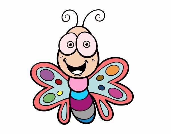 Mariposa sonriente