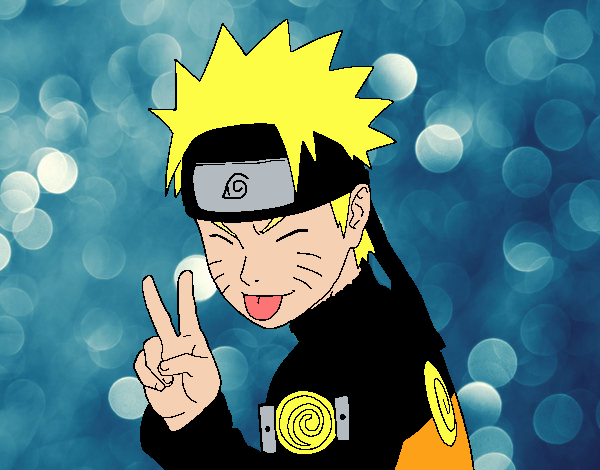 Naruto sacando lengua