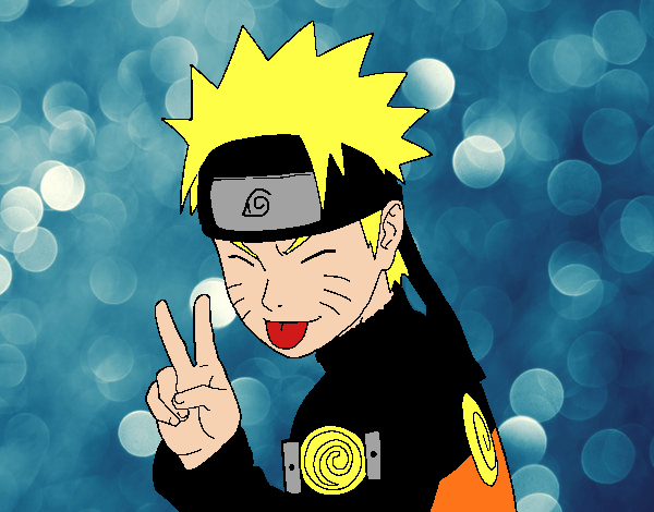 Naruto sacando lengua