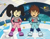 Niños astronautas