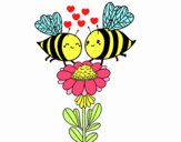 Pareja de abejas