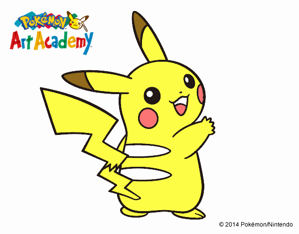 Pikachu de espaldas