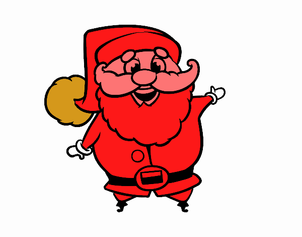 Santa claus gracioso