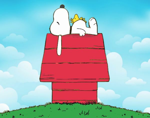 Snoopy durmiendo