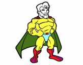 Superhéroe musculado