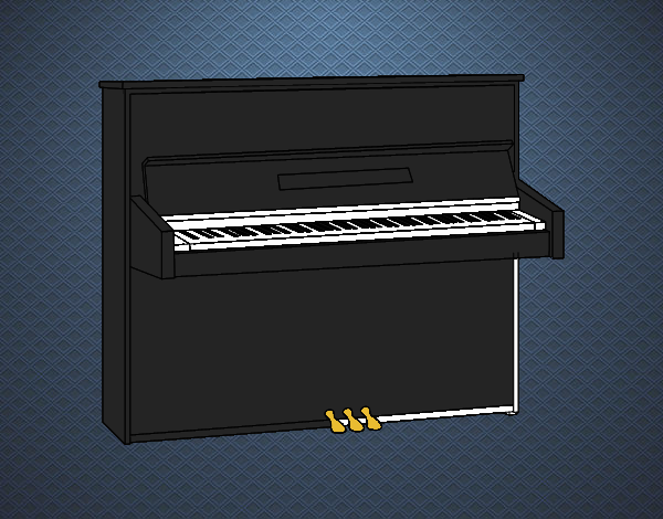 Un piano de pared