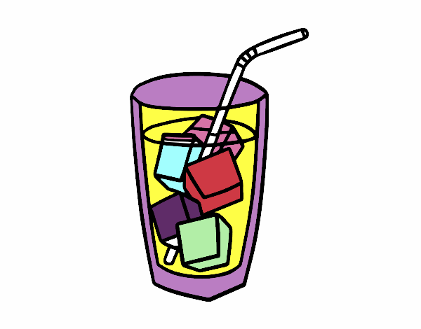 Un vaso de refresco