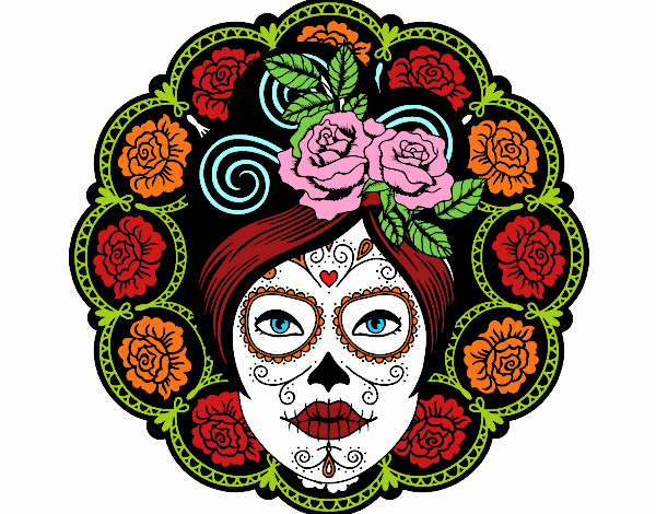 Calavera mejicana femenina