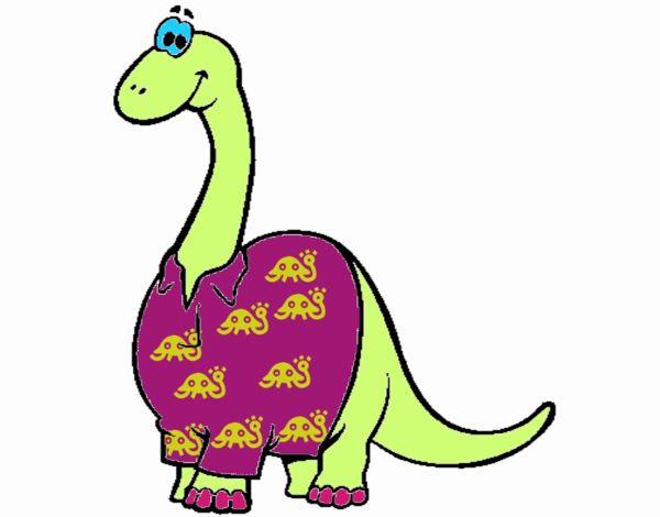 Diplodocus con camisa