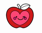 Manzana corazón