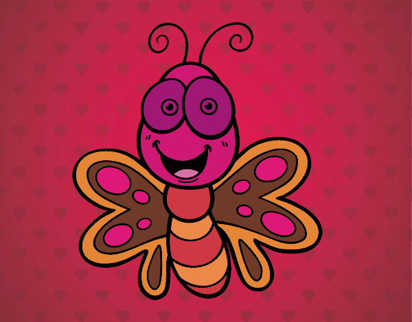 Mariposa sonriente