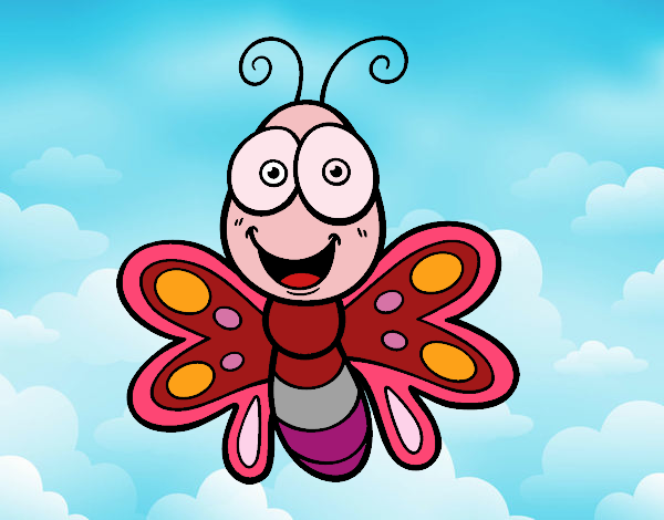 Mariposa sonriente