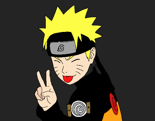 Naruto sacando lengua