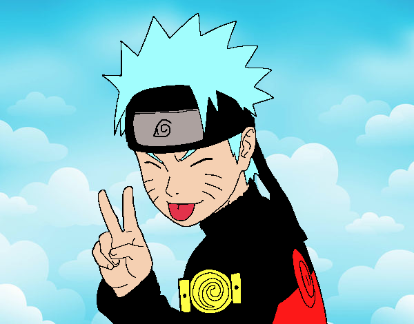 Naruto sacando lengua