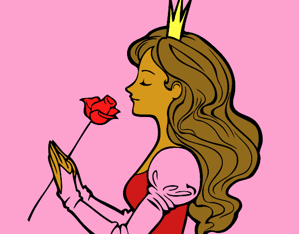 Princesa y rosa