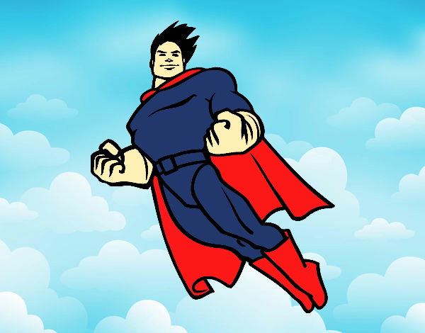 Superman volando