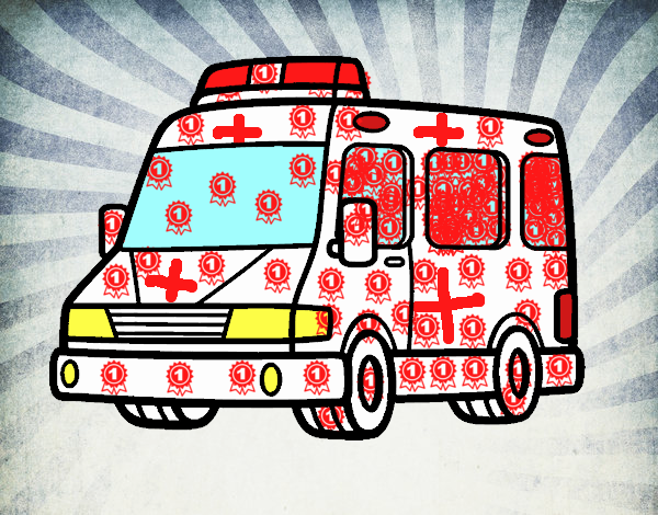 Una ambulancia
