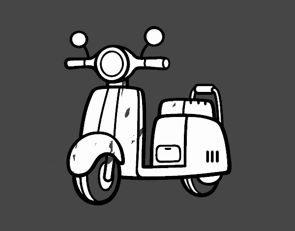 Una vespa