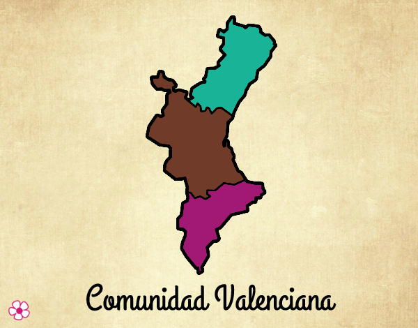 Arriba Más De 65 Dibujo Mapa Comunidad Valenciana Muy Caliente Vn 6614