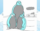 Familia pingüino