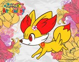 Fennekin corriendo