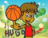 Jugador de baloncesto junior