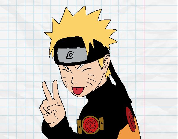 Naruto sacando lengua