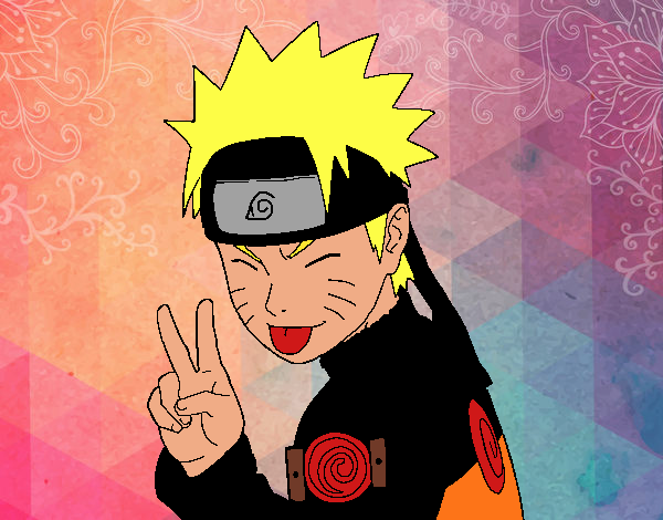 Naruto sacando lengua