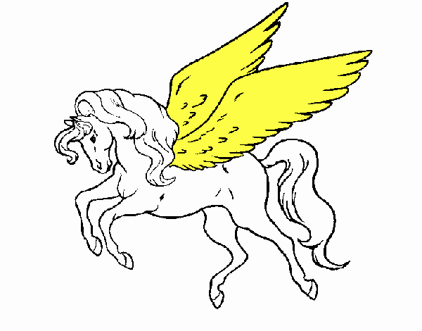 Pegaso volando