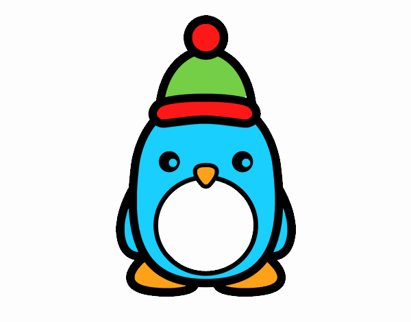 Pingüino navideño