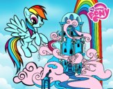 Rainbow Dash en su palacio