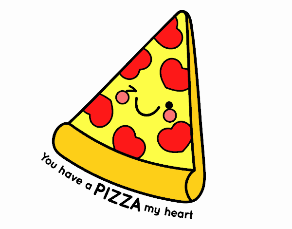 Pizza de amor.