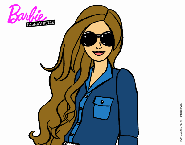 Barbie con gafas de sol