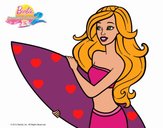 Barbie va a surfear