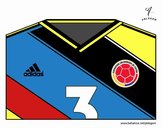 Camiseta del mundial de fútbol 2014 de Colombia